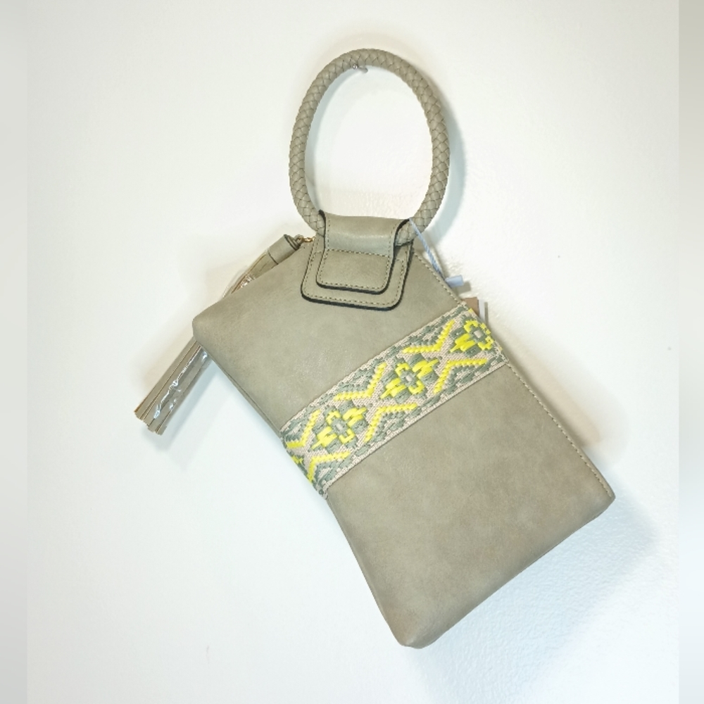 NEW - Sage Green Wristlet Clutch